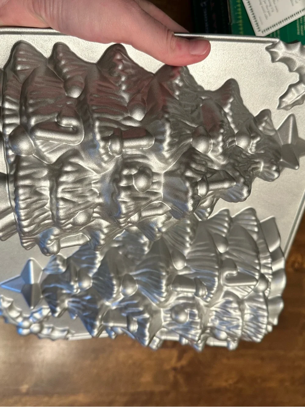 Nordic Ware Christmas Tree Cake Pan 3D Holiday Baking Hosting Party